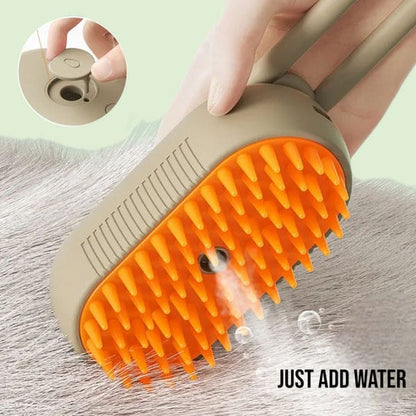 Pet hair Steam Brush