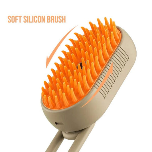 Pet hair Steam Brush