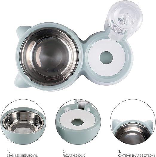 2 in 1 Automatic cat Feeder