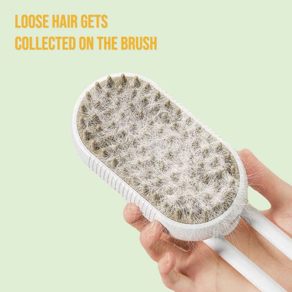Pet hair Steam Brush