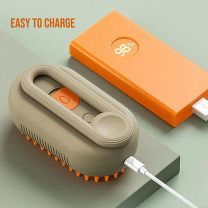 Pet hair Steam Brush