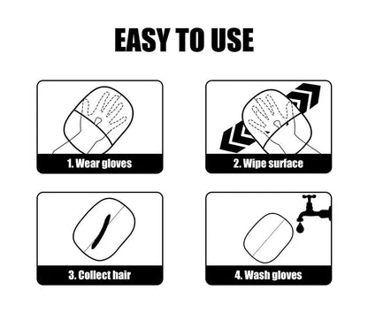 Pet hairs Remover Gloves for Cat&Dogs